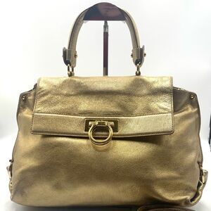 Auth Ferragamo 2 way handbag. Excellent Condition with Strap and dust bag.$475